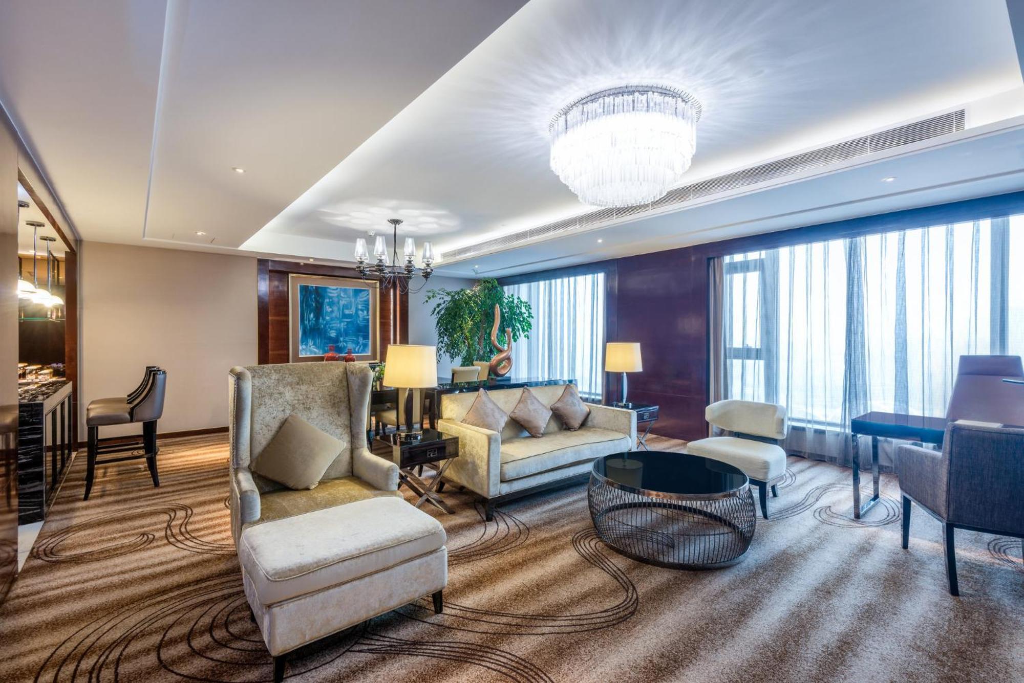 Intercontinental Jinan City Center By Ihg Eksteriør bilde